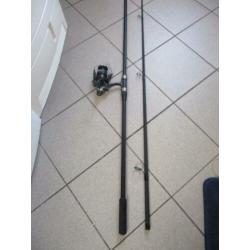 Nieuwe Mitchell GT Pro Karperhengel 3.60mt 21/2lbs+Runmolen