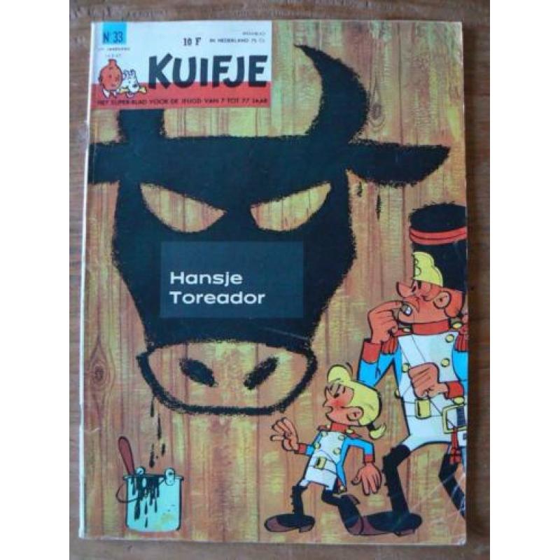 Kuifje weekbladen jaren '60