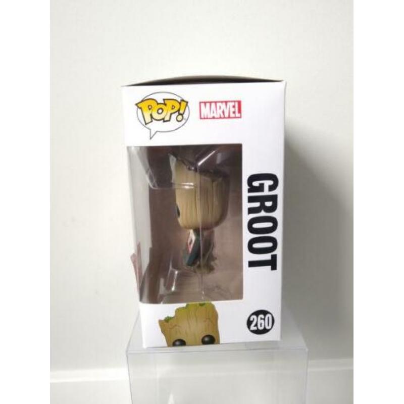 Funko pop Groot with mixtape