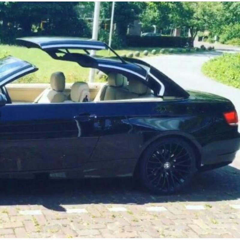 BMW 3-Serie Cabrio ZEER NETJES & ZUINIG 2.0 2007 E93 Zwart