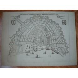Plattegrond amsterdam 1681