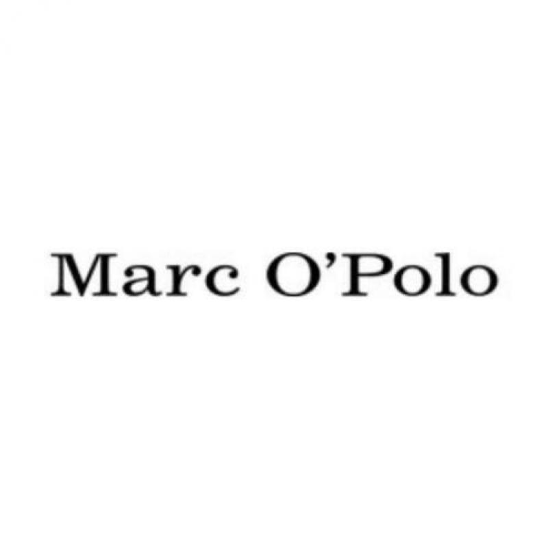 Marc O'polo overhemd. Blauw Groen blad motief. Maat L