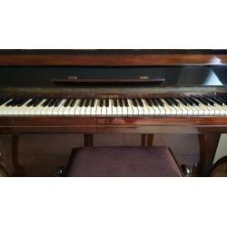 Zeer fraaie Ühlmann bruine (noten) hoogglans piano