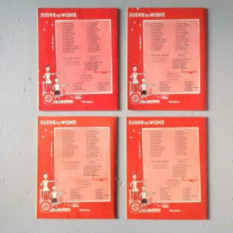 5 albums Suske & Wiske eerste druk twee kleuren