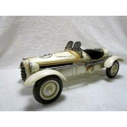 blikken auto, oldtimer, raceauto