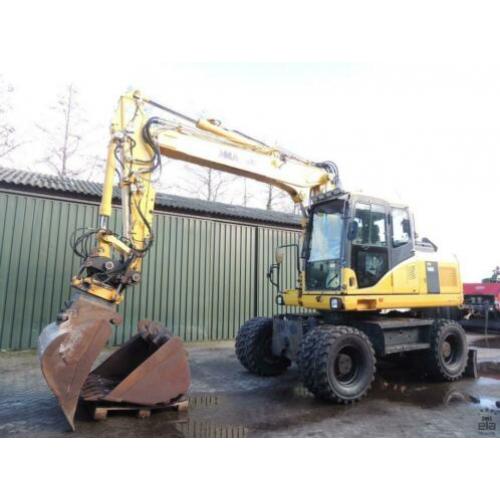 2011 Komatsu PW160 Mobiele Graafmachine