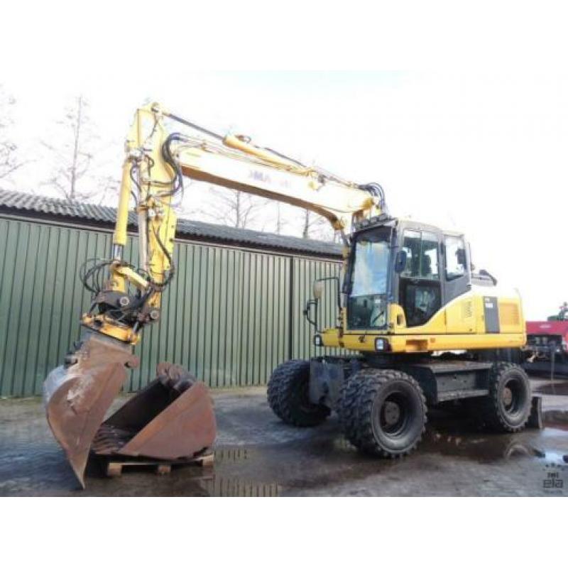 2011 Komatsu PW160 Mobiele Graafmachine