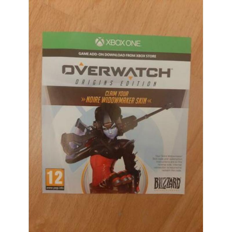 Overwatch Widowmaker Noire Skin DLC Xbox