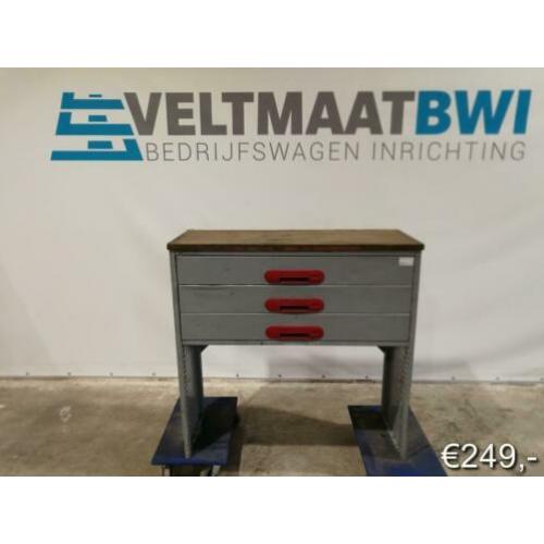 bott bedrijfswageninrichting lades werkblad bestelbus auto