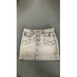 Spijkerrok dames mt xs capsize, h&m