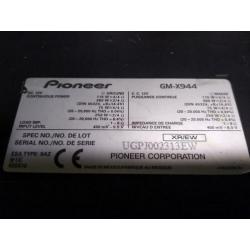Pioneer GM-X944 auto versterker 4x115W