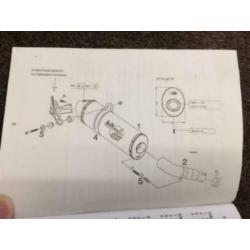 LeoVince uitlaat demper Suzuki GSXR600 GSXR750 2008-2010