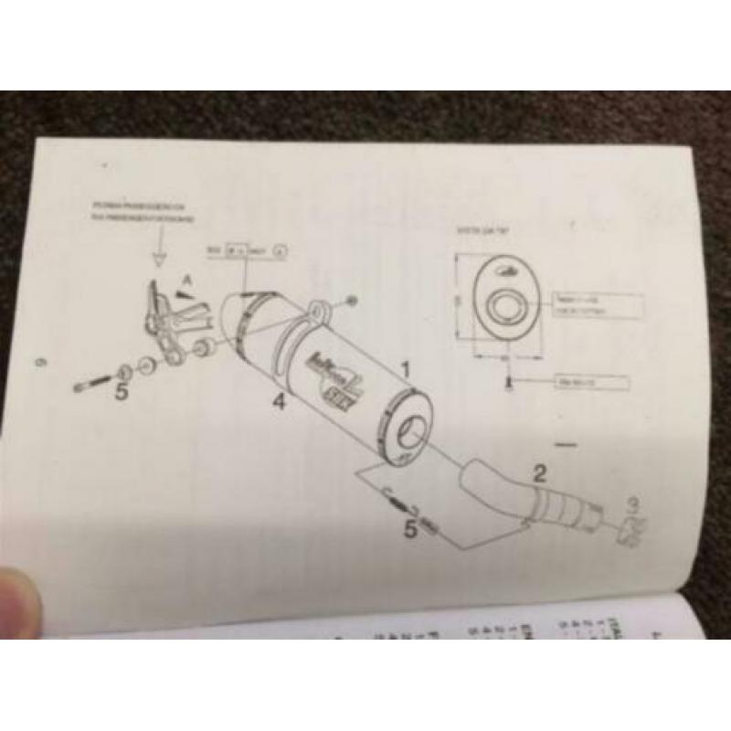 LeoVince uitlaat demper Suzuki GSXR600 GSXR750 2008-2010