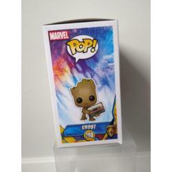 Funko pop Groot with mixtape