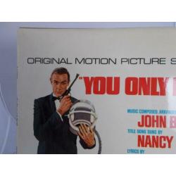1968 Vinyl James Bond. You Only Live Twice. Soundtrack.