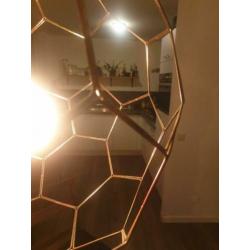 Fraaie koperen lamp