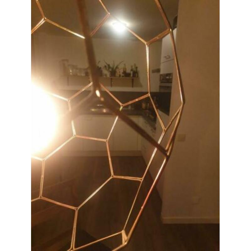 Fraaie koperen lamp