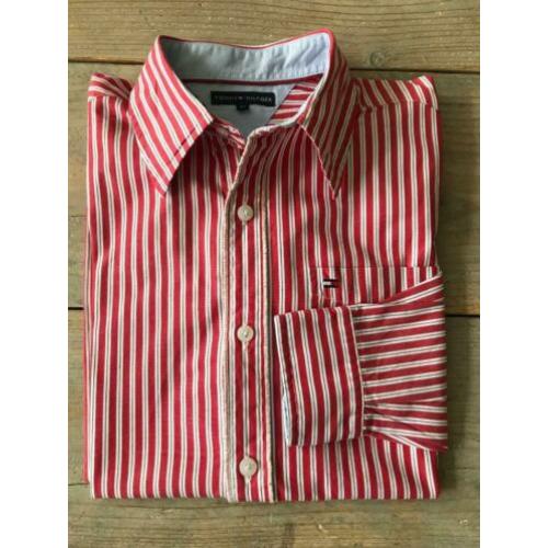 B320 - TOMMY HILFIGER overhemd maat 140 - 146 (= mt 10)