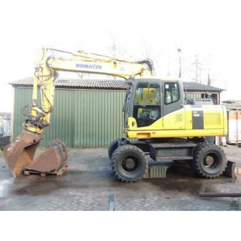2011 Komatsu PW160 Mobiele Graafmachine