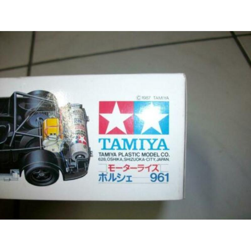 Vintage tamiya bouwmodel 1:24 porsche 961 snap-loc 1987