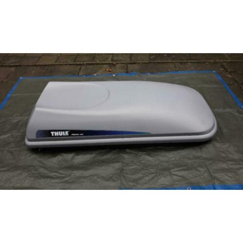Thule dakkoffer Alpine 100 Goede dakkoffer met 400 Liter