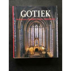 Gotiek architecture, beeldhouw & shildelderkunst