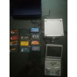 Gameboy advance sp met spellen