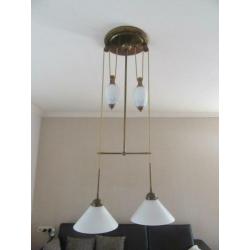 set katrol lampen met contra gewichten of onderdelen