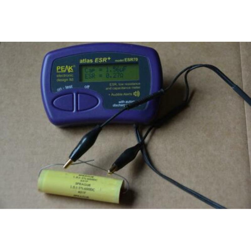 NOS, Sprague condensator 1,5uF600V5%, type 431p, prijs 4/st
