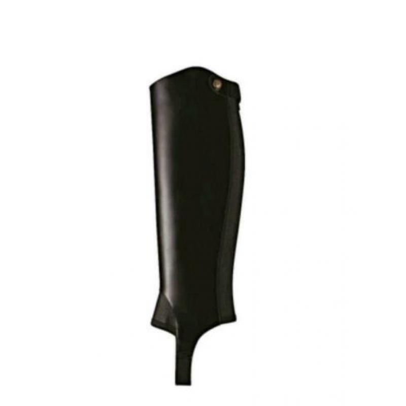 38. * Ariat Close Contact Half Chap Waxed Black S