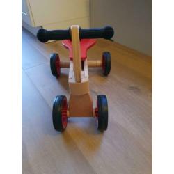 Houten loopfiets