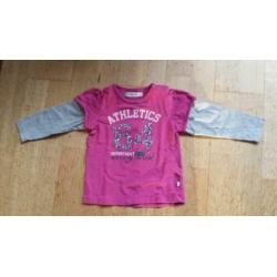 Shirtjes lange mouw maat 86