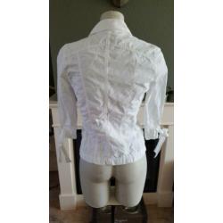 ZGAN schitterende mooi wit EXPRESSO jasje mt 36 S, jas wit