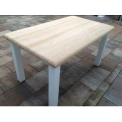 Eettafel landelijk | Eettafel eikenhout | Tafel wit eiken