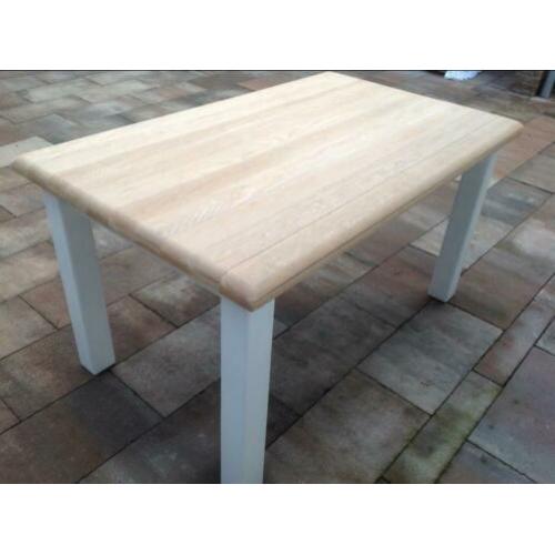 Eettafel landelijk | Eettafel eikenhout | Tafel wit eiken