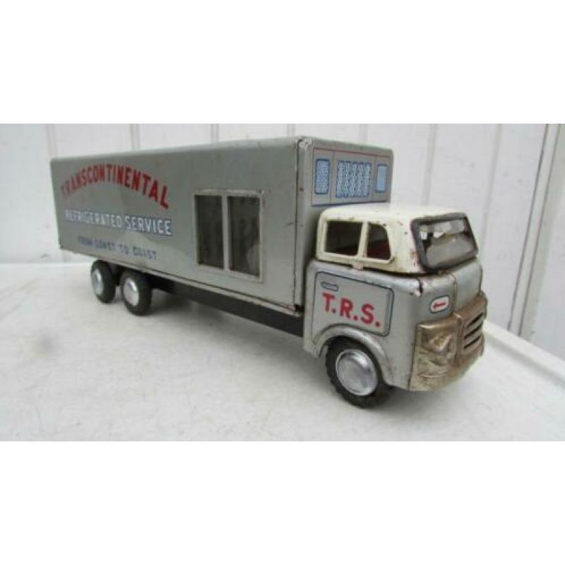 Leuke oude blikken auto een vrachtwagen made in Japan H