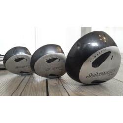Complete golfset Johnsen met Dunlop trolley