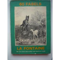 Jean de la Fontaine 60 FABELS met oude gravures van Gustave