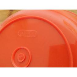 Tiger plastic schaaltjes / bakjes retro