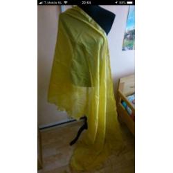 Gele Indiase Dupatta Stola Sjaal Gala Sluier