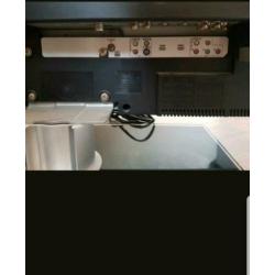 Philips zwarte flat televisie