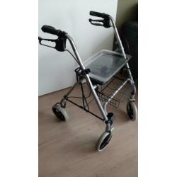 Rollator Drive Road 9,6 kg met zitting en mand,