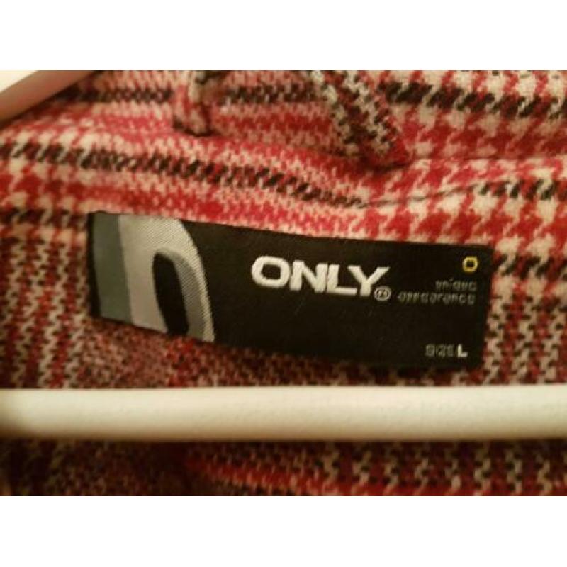 Wollen Only dames winterjas, maat L