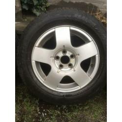 15” velgen + banden vw golf 4 / bora 5x100 195/65/15