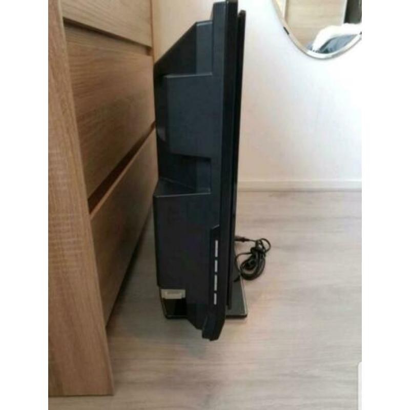 Philips zwarte flat televisie
