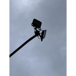 Paardenbak lichtmast 4 st met 8 led lampen