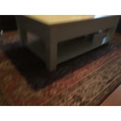 Witte salontafel