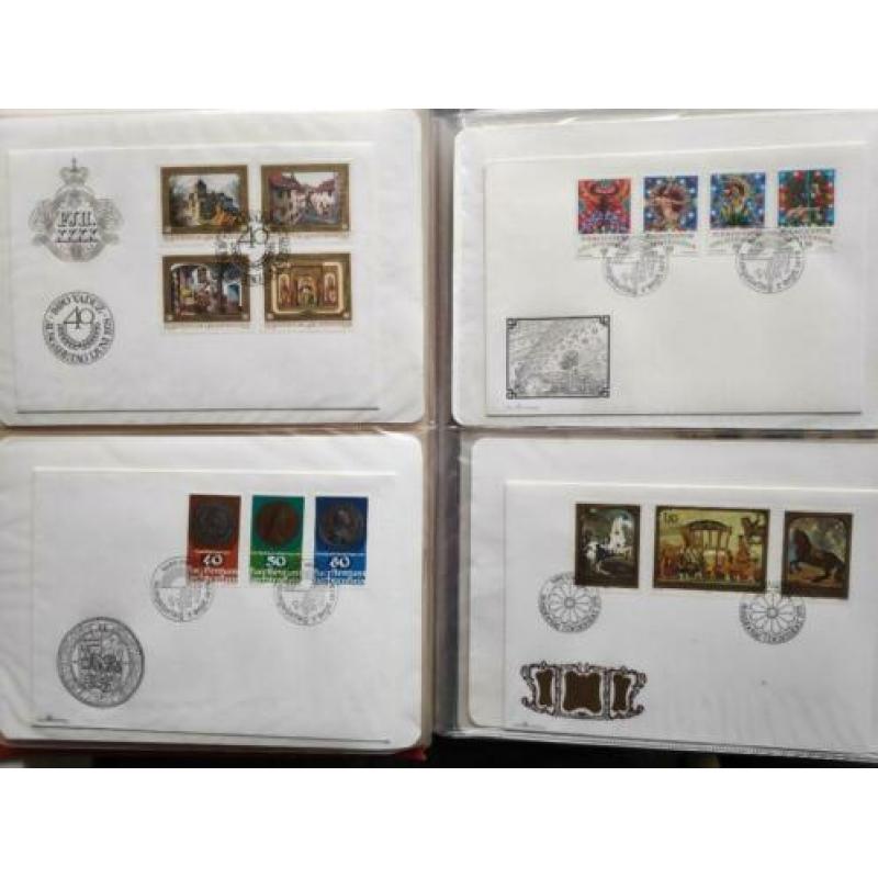 Liechtenstein : Verzameling FDC's tussen 1977 en 2003