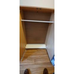 Cupboard with a a single shelf. 122*65*28 cm