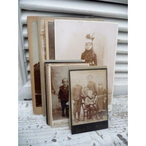 carte de visite 20 stuks Kabinetfoto`s Cdv`s ca 1900